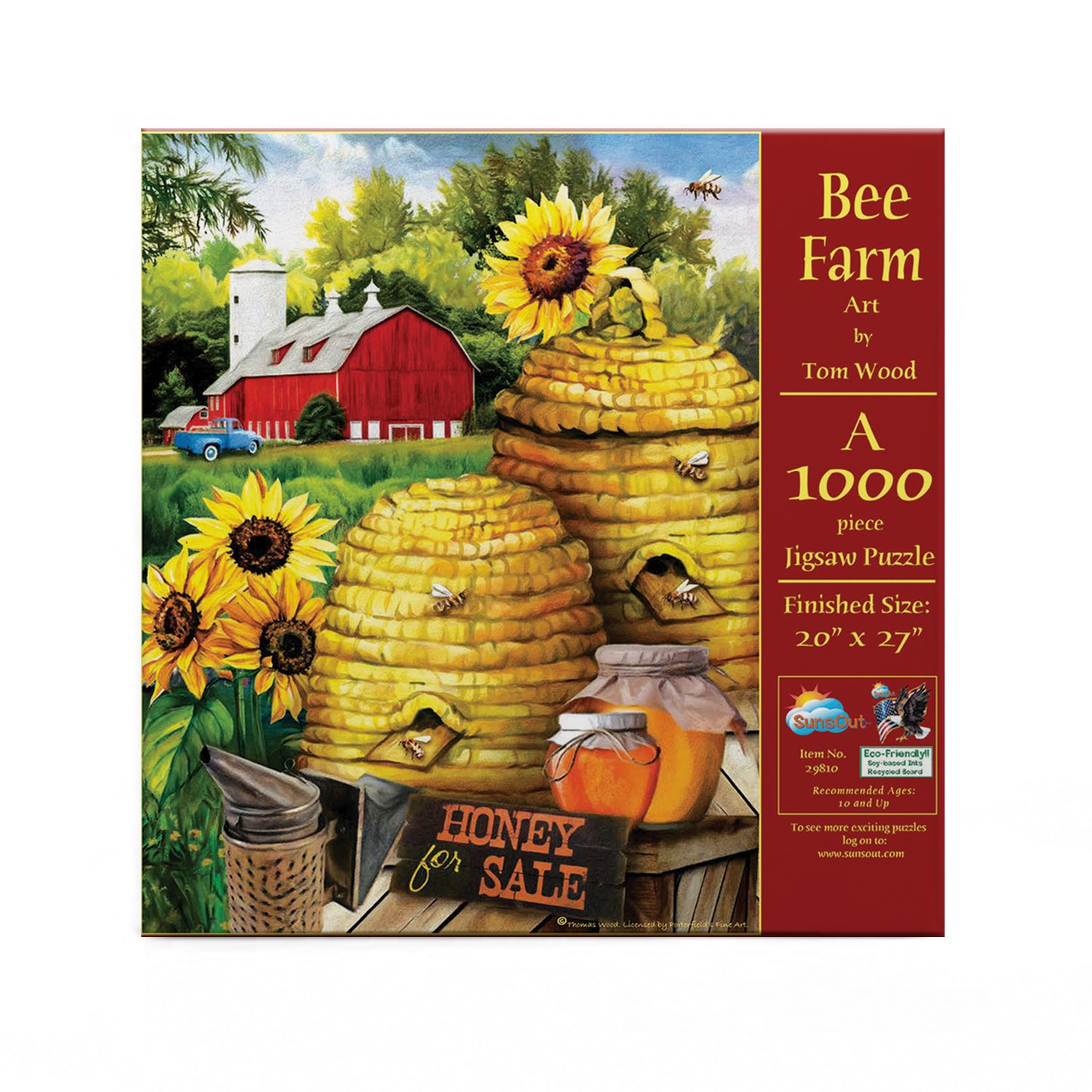 Bee Farm  1000 - 1000 Piece Jigsaw Puzzle