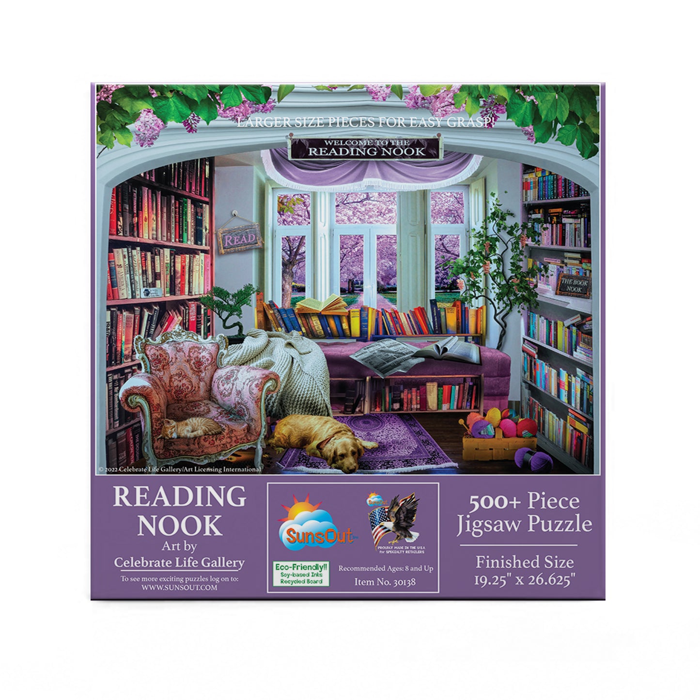Reading Nook - 500 Large Piece Jigsaw Puzzle
