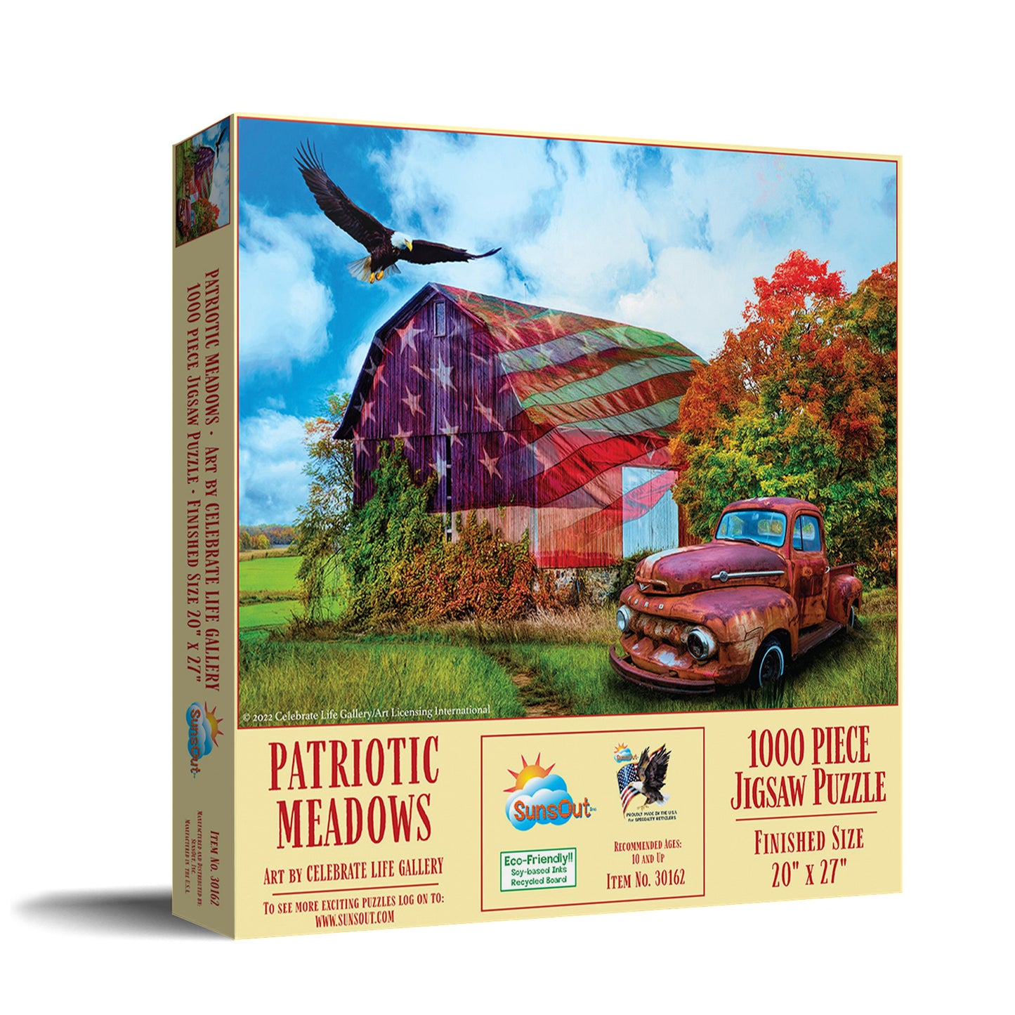 Patriotic Meadows - 1000 Piece Jigsaw Puzzle