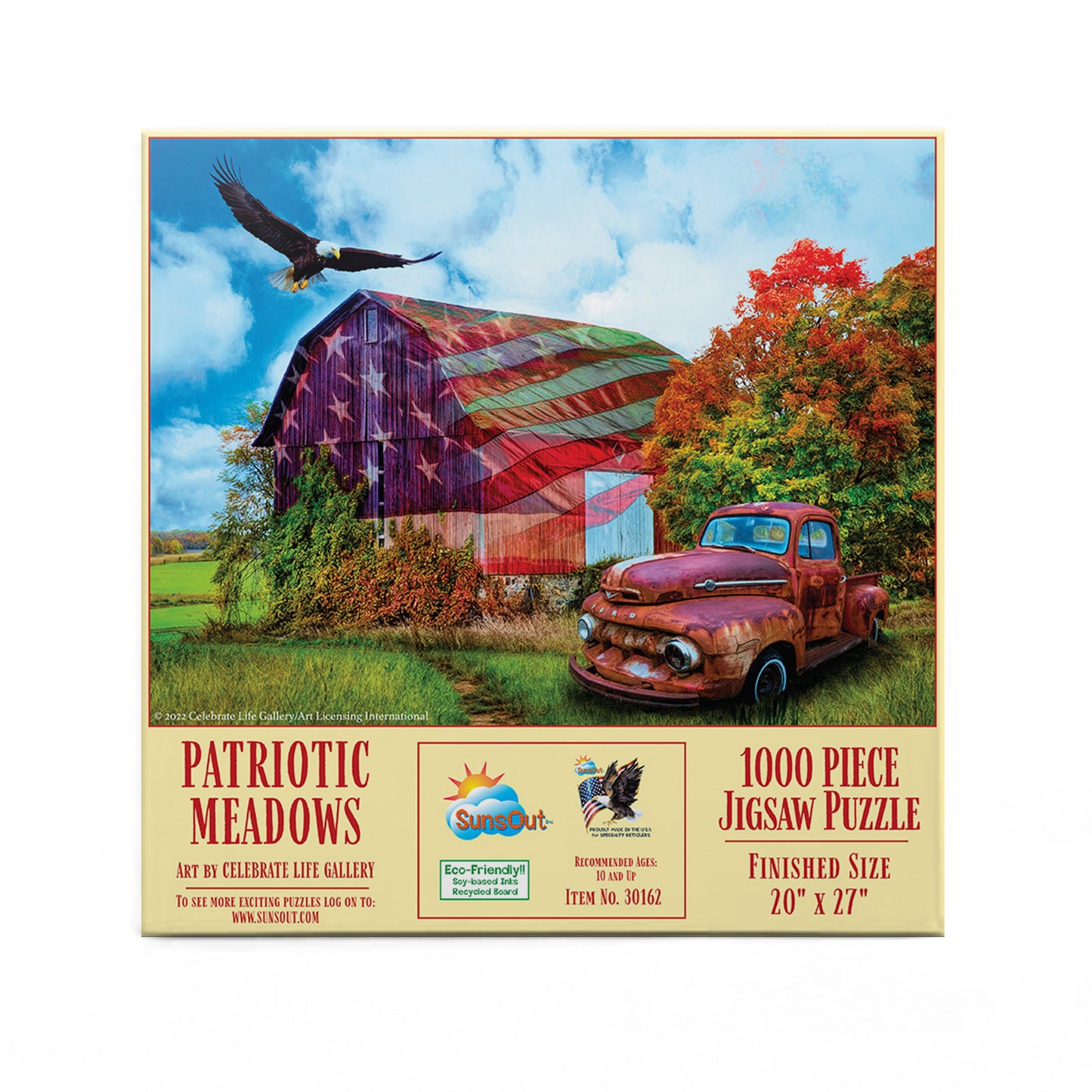 Patriotic Meadows - 1000 Piece Jigsaw Puzzle