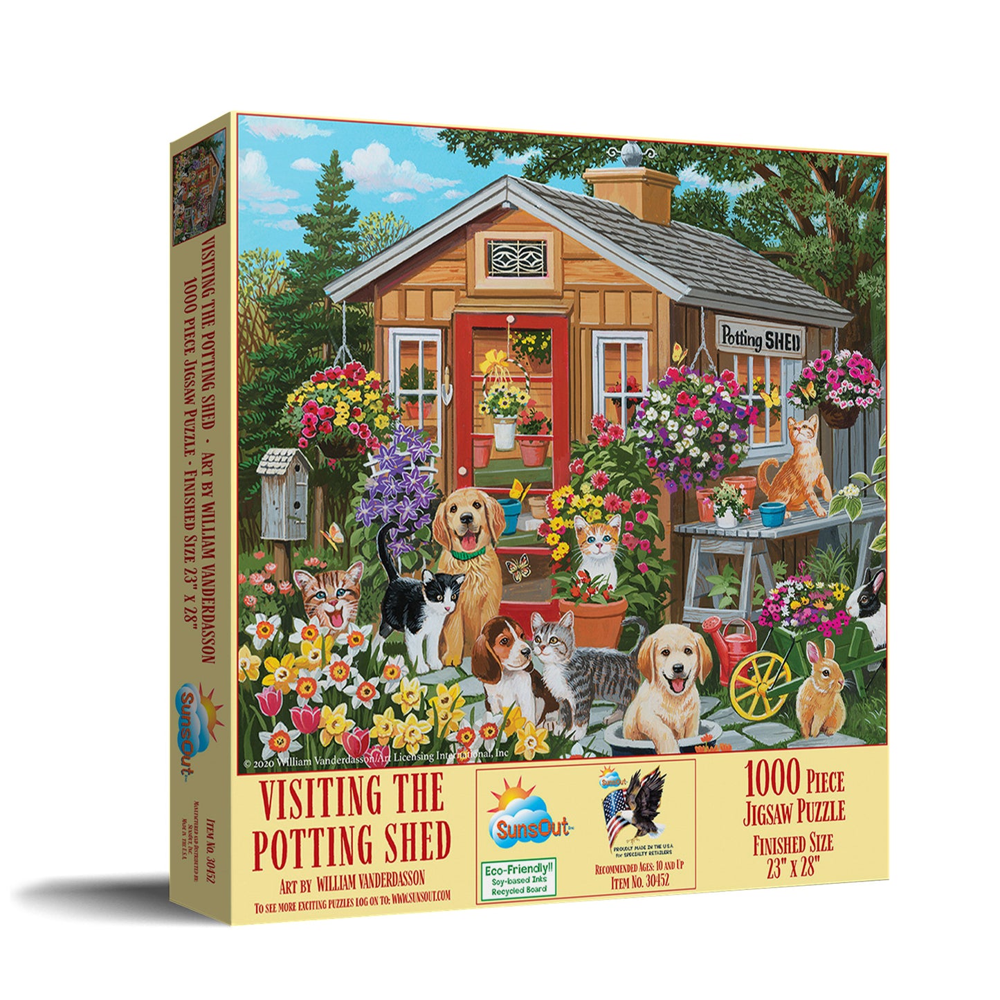 Visiting the Potting Shed - 1000 Piece Jigsaw Puzzle