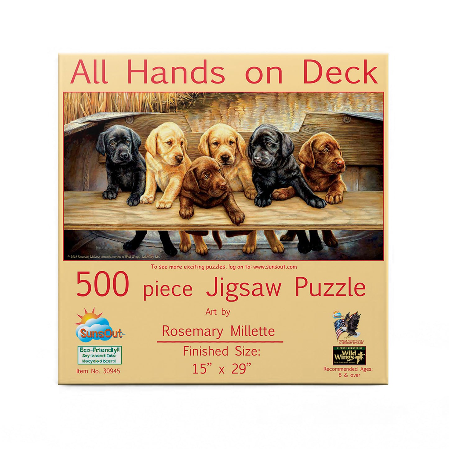 All Hands on Deck - 500 Piece Jigsaw Puzzle
