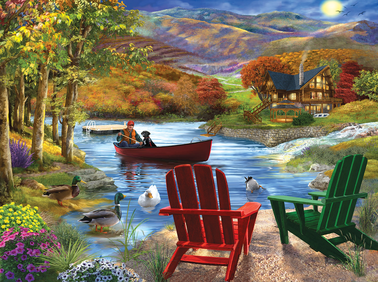 Lake Life 1000pc - 1000 Piece Jigsaw Puzzle