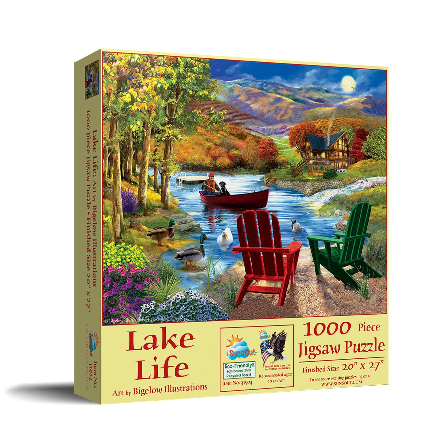 Lake Life 1000pc - 1000 Piece Jigsaw Puzzle