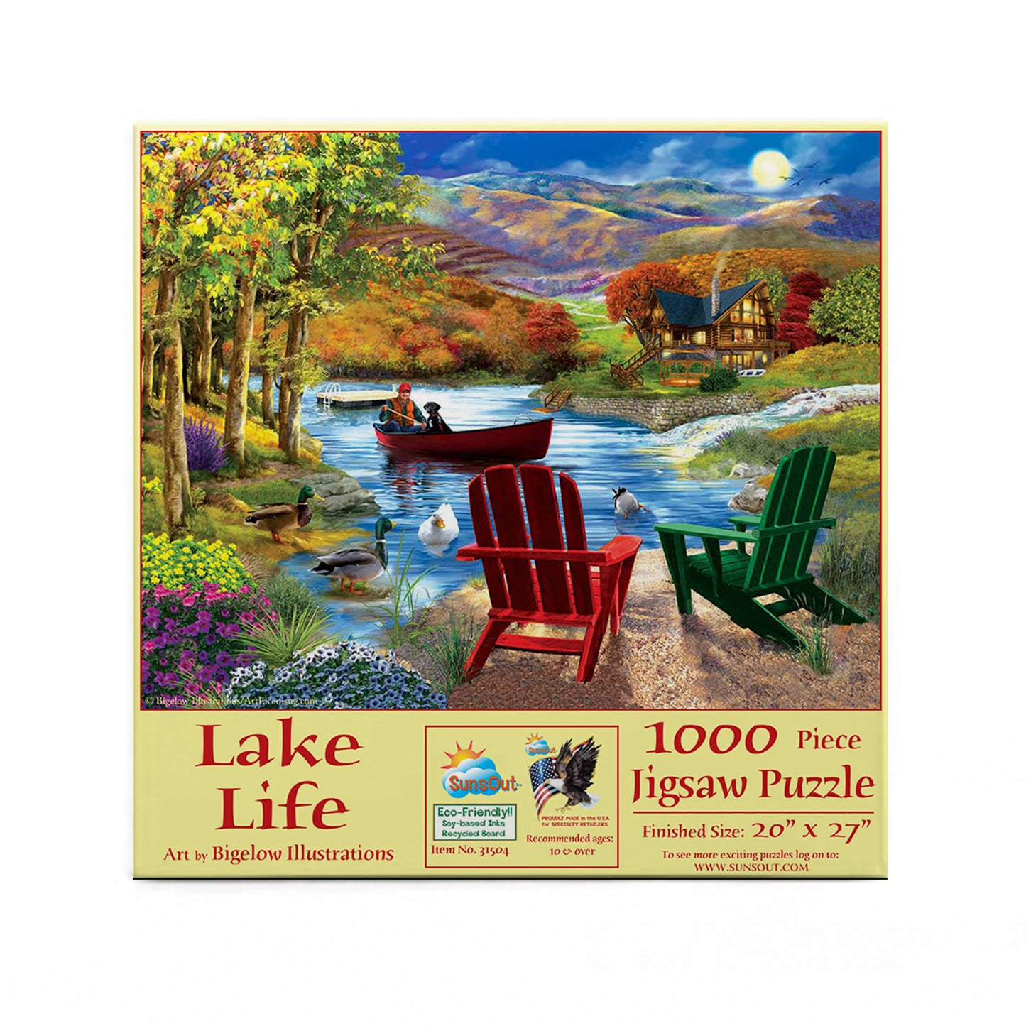 Lake Life 1000pc - 1000 Piece Jigsaw Puzzle