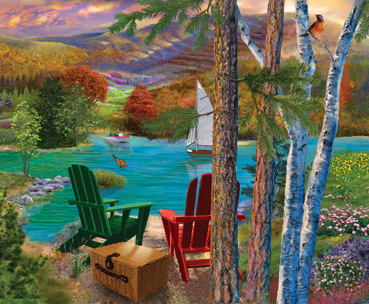 Lakeside View - 1000 Piece Jigsaw Puzzle