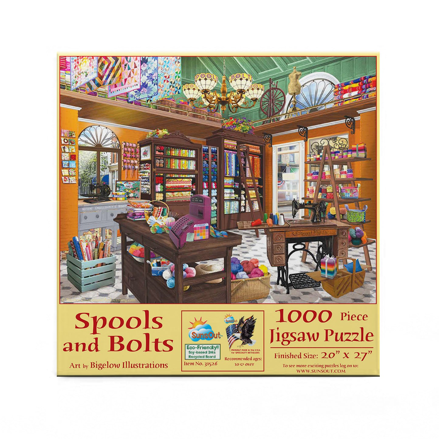 Spools and Bolts - 1000 Piece Jigsaw Puzzle
