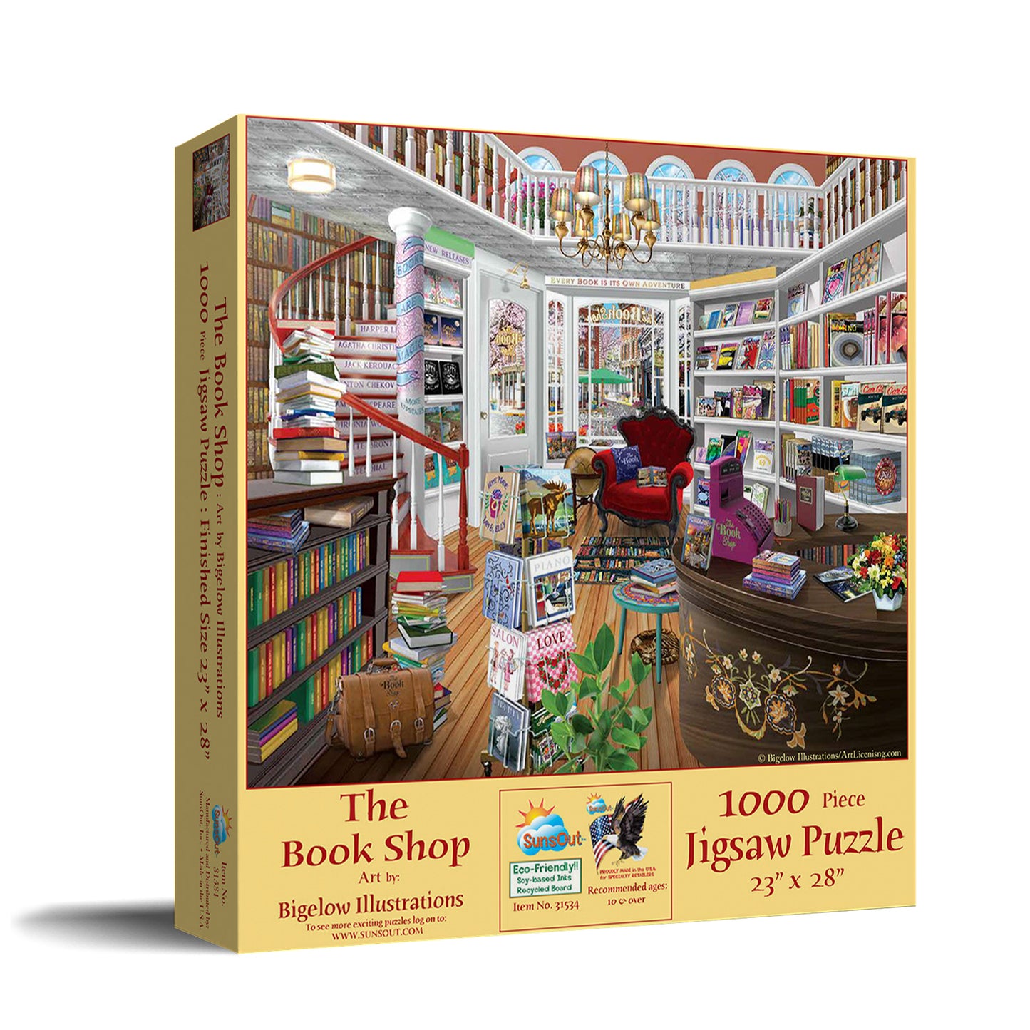 The Book Shop - 1000 Piece Jigsaw Puzzle