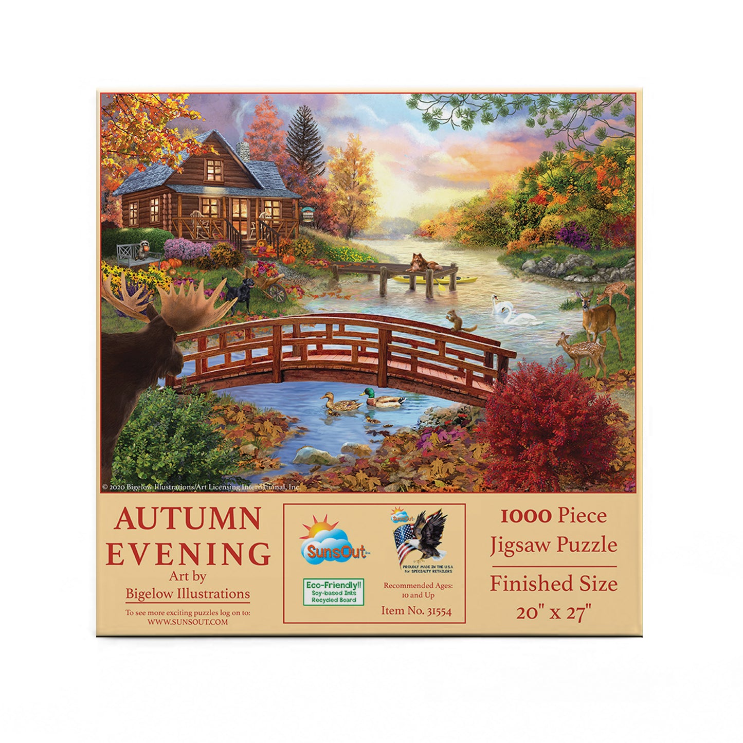 Autumn Evening - 1000 Piece Jigsaw Puzzle