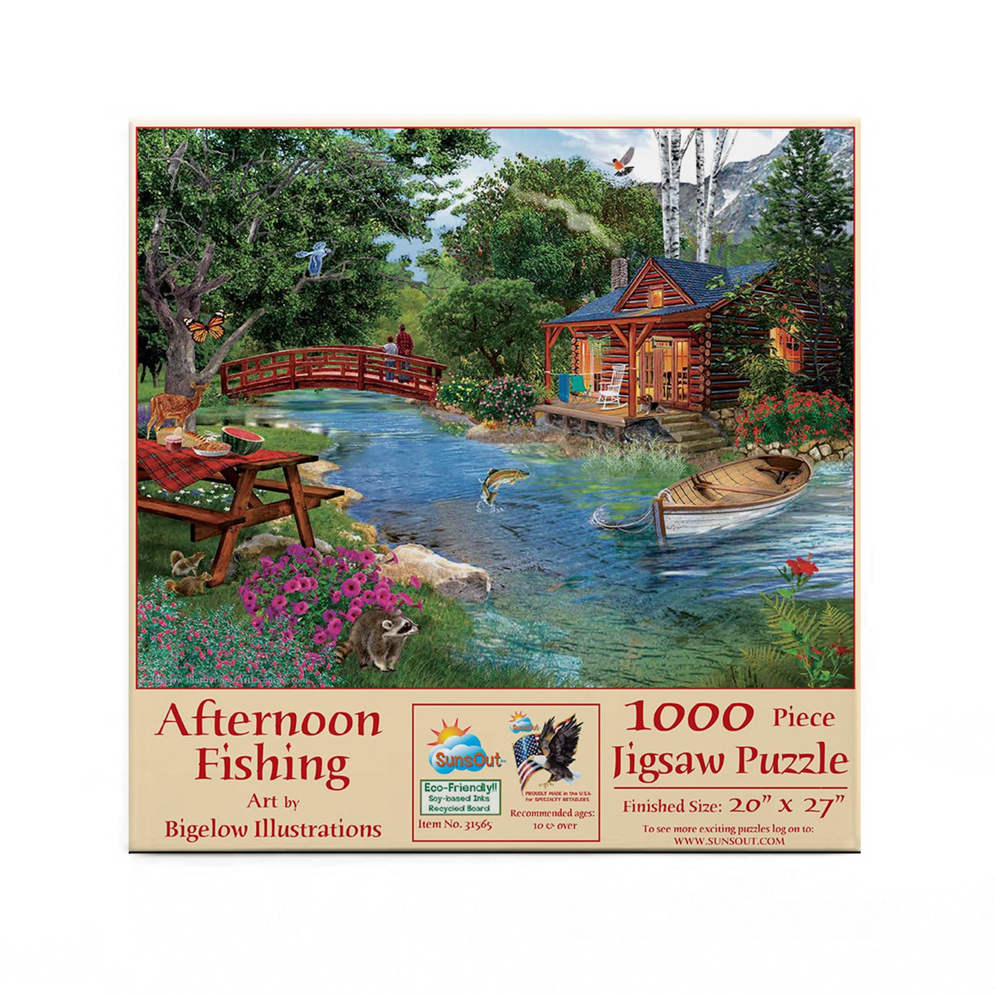 Afternoon fishing - 1000 Piece Jigsaw Puzzle