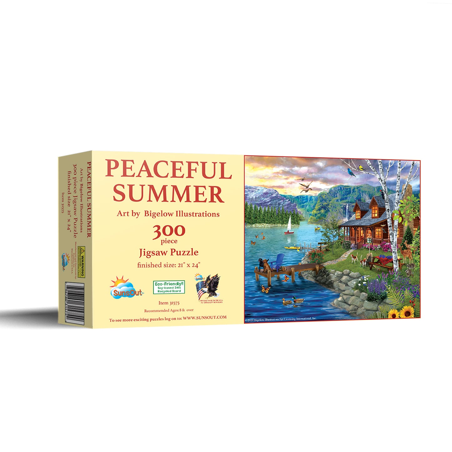 Peaceful Summer - 300 Piece Jigsaw Puzzle