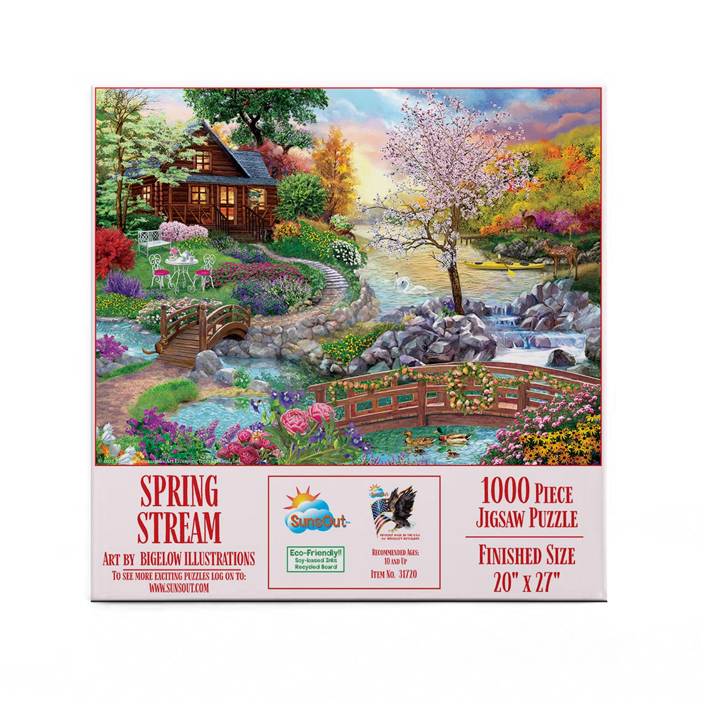 Spring Stream - 1000 Piece Jigsaw Puzzle