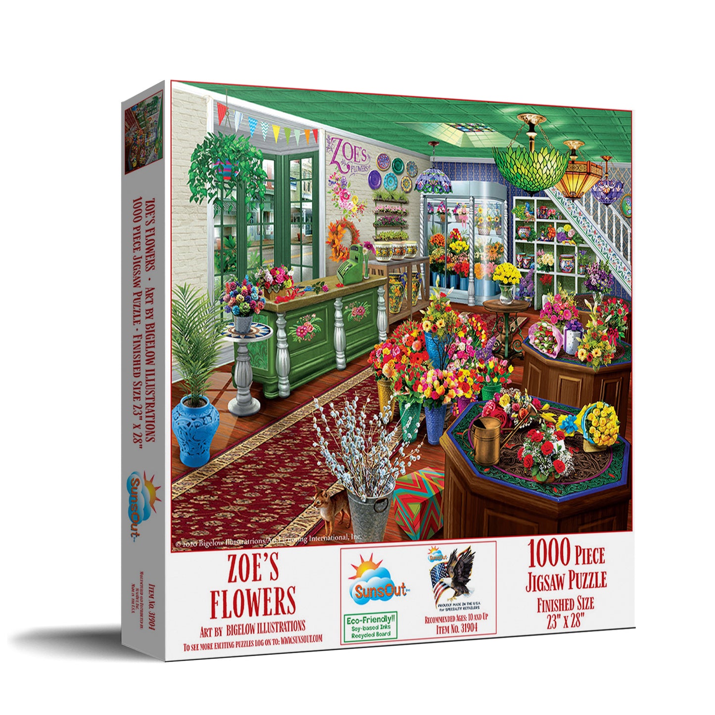 Zoe's Flowers - 1000 Piece Jigsaw Puzzle
