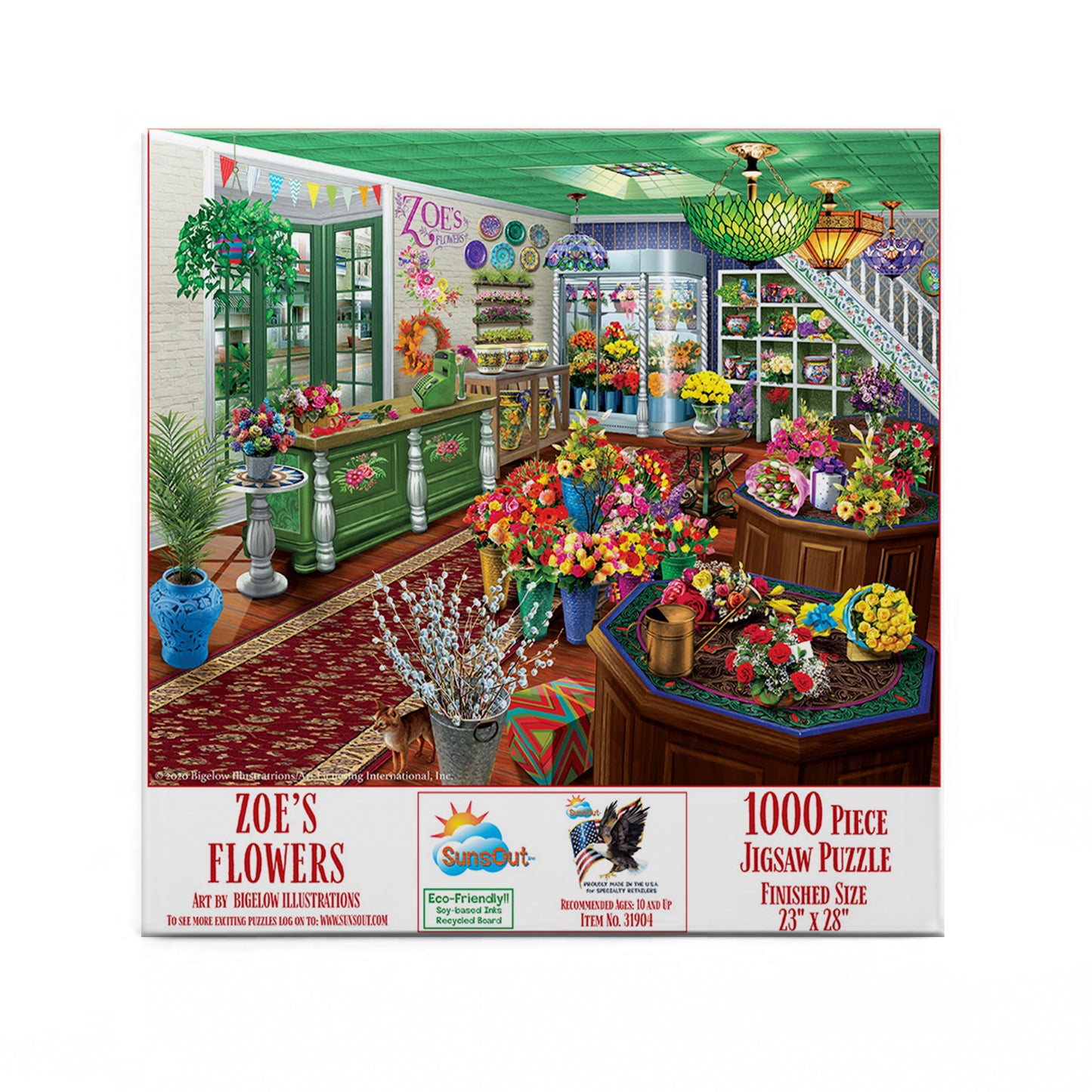 Zoe's Flowers - 1000 Piece Jigsaw Puzzle