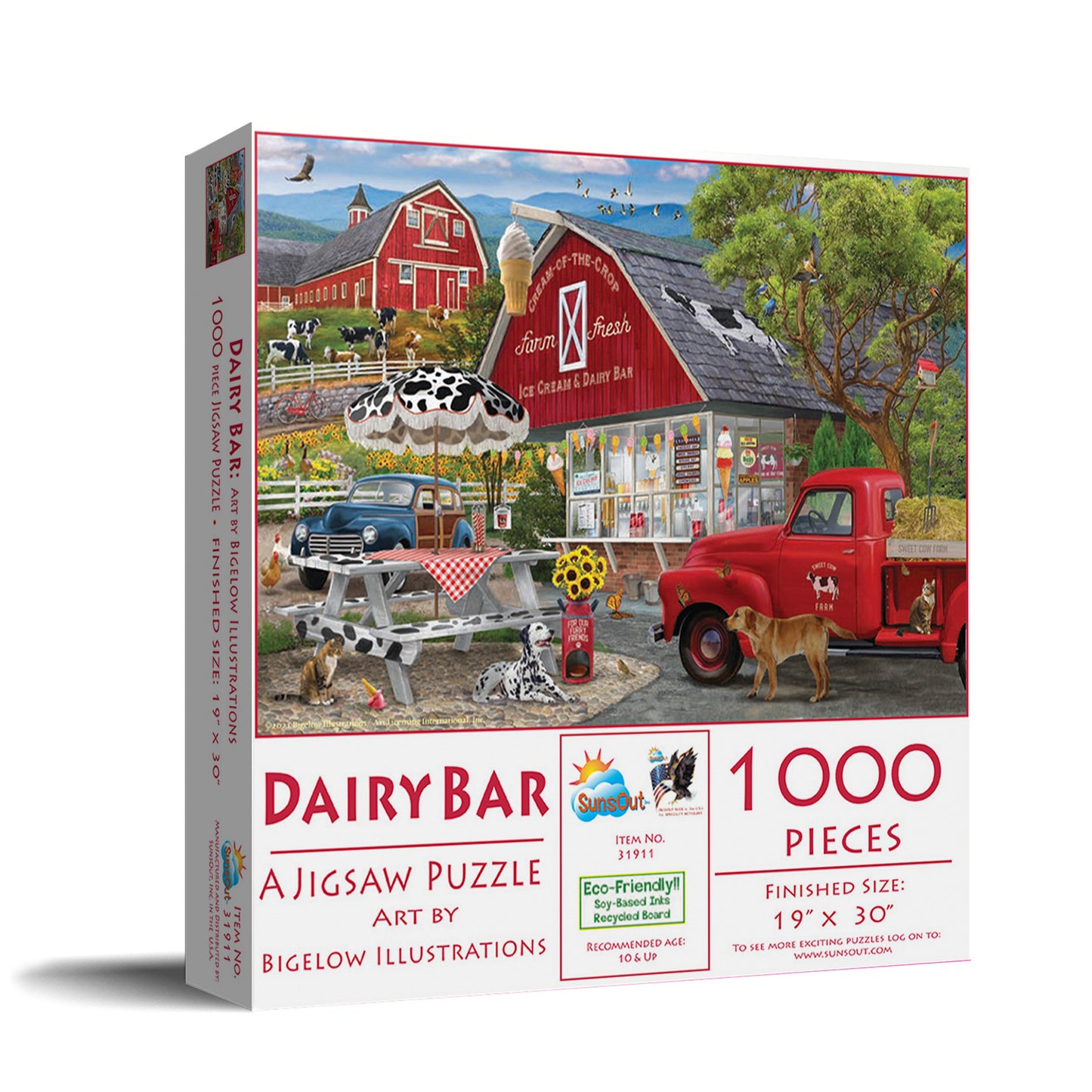 Dairy Bar 1000 - 1000 Piece Jigsaw Puzzle