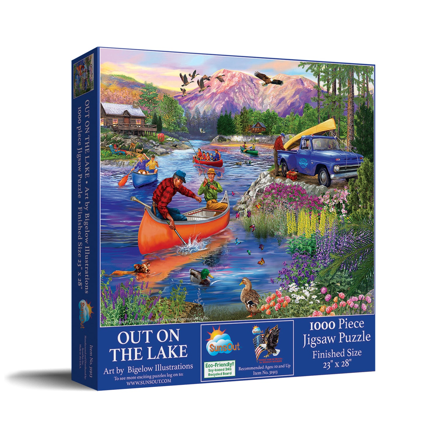 Out on the Lake - 1000 Piece Jigsaw Puzzle