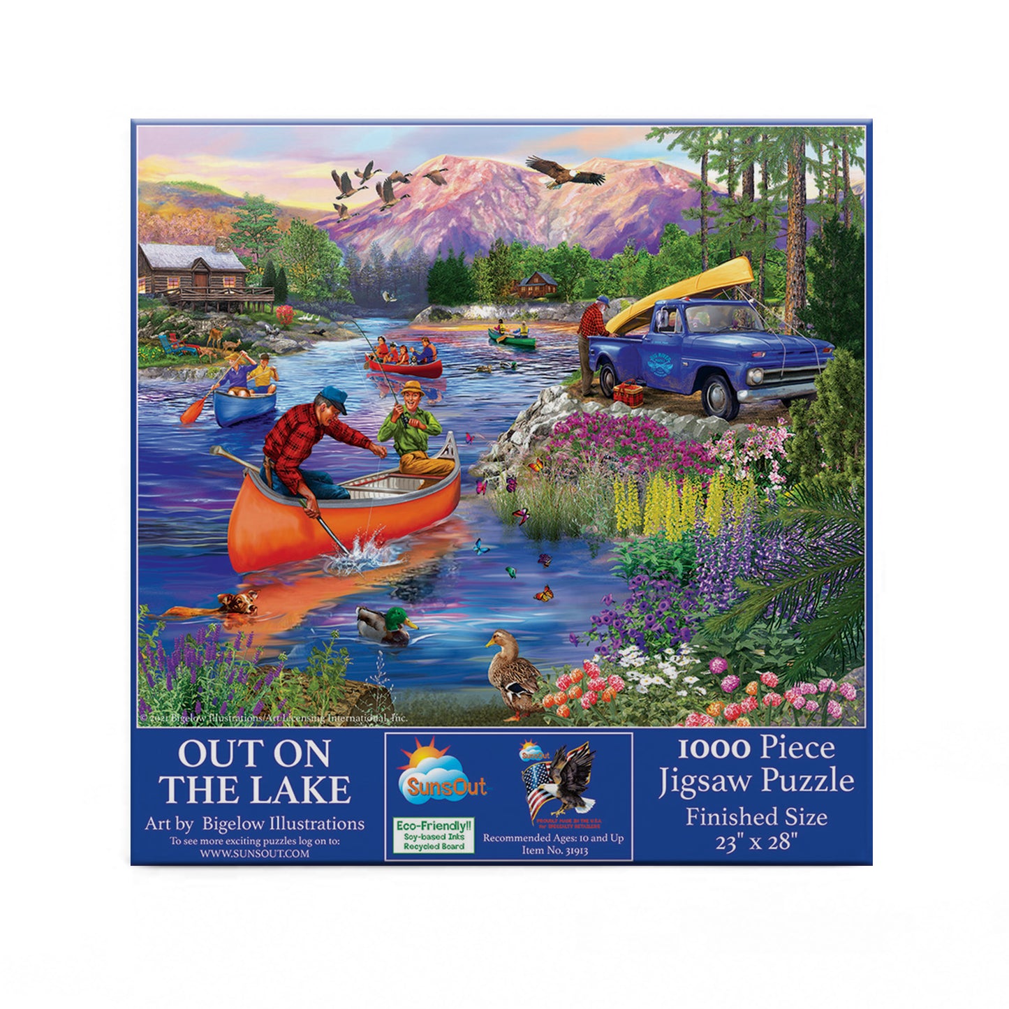 Out on the Lake - 1000 Piece Jigsaw Puzzle