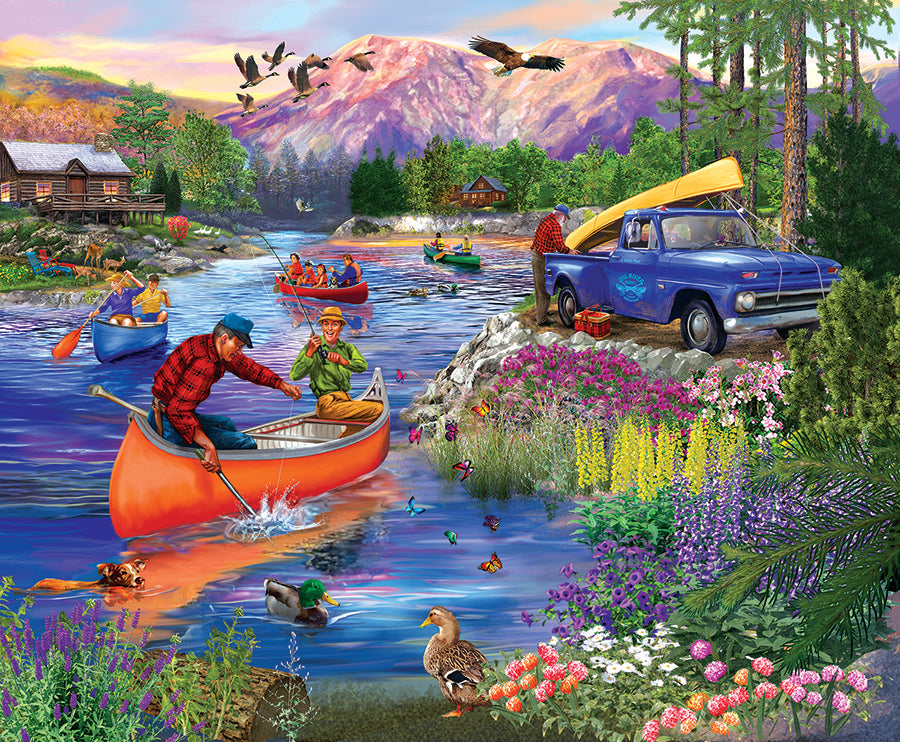 Out on the Lake - 1000 Piece Jigsaw Puzzle