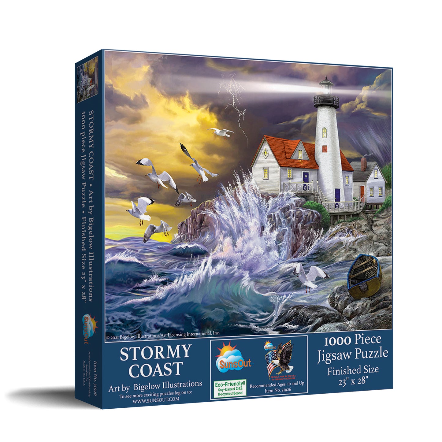 Stormy Coast - 1000 Piece Jigsaw Puzzle