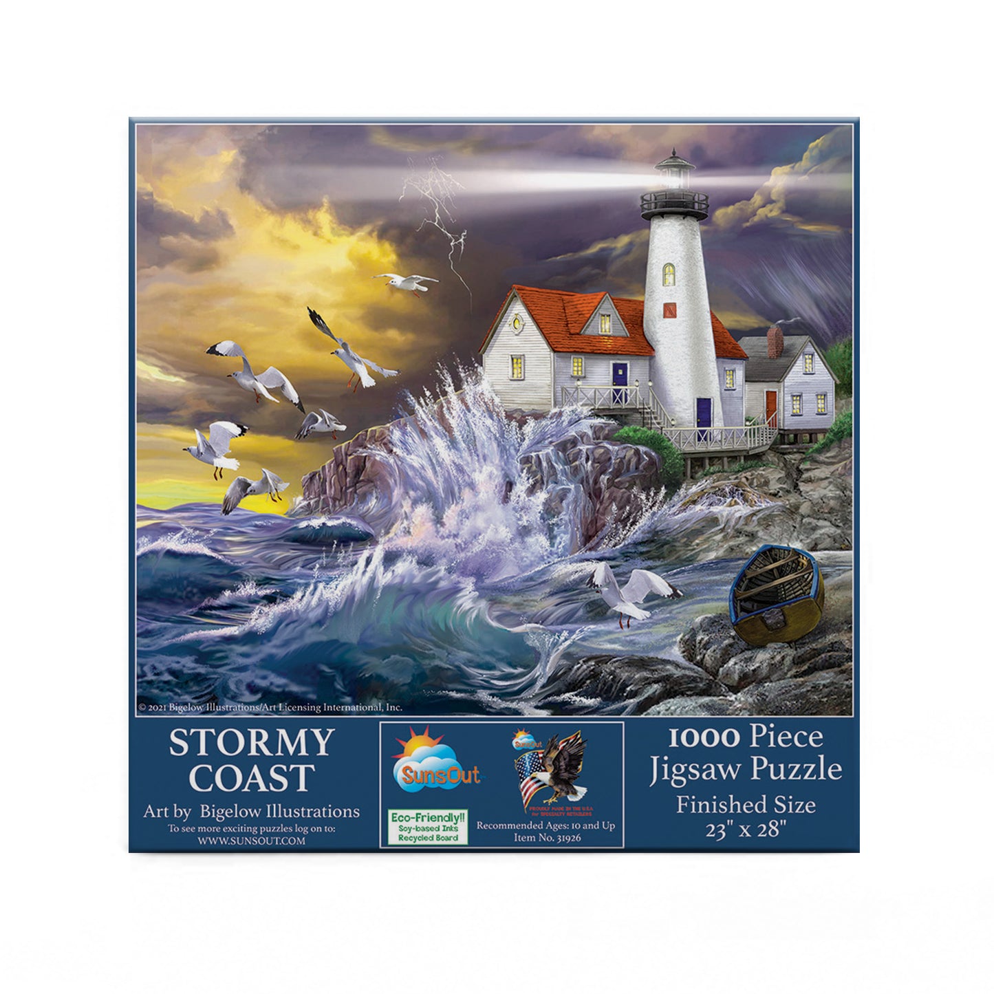 Stormy Coast - 1000 Piece Jigsaw Puzzle