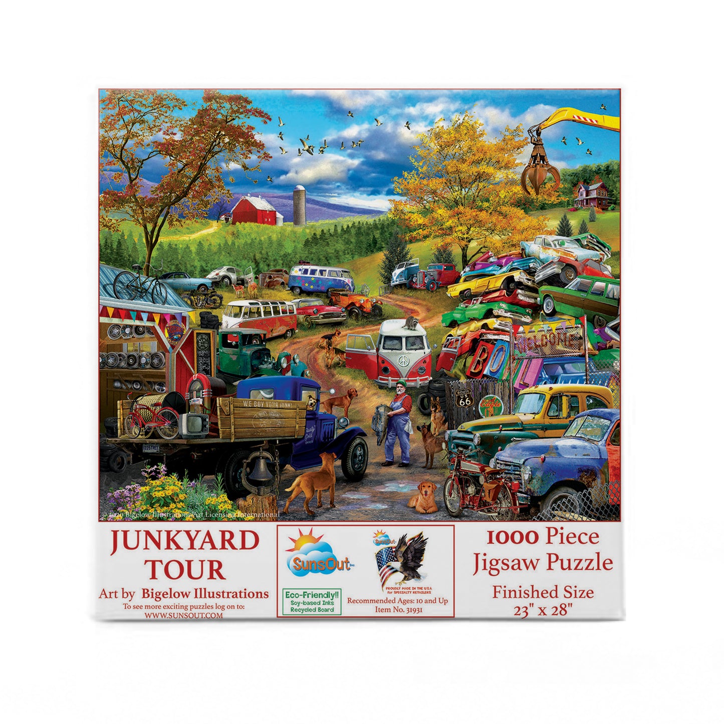 Junk Yard Tour - 1000 Piece Jigsaw Puzzle