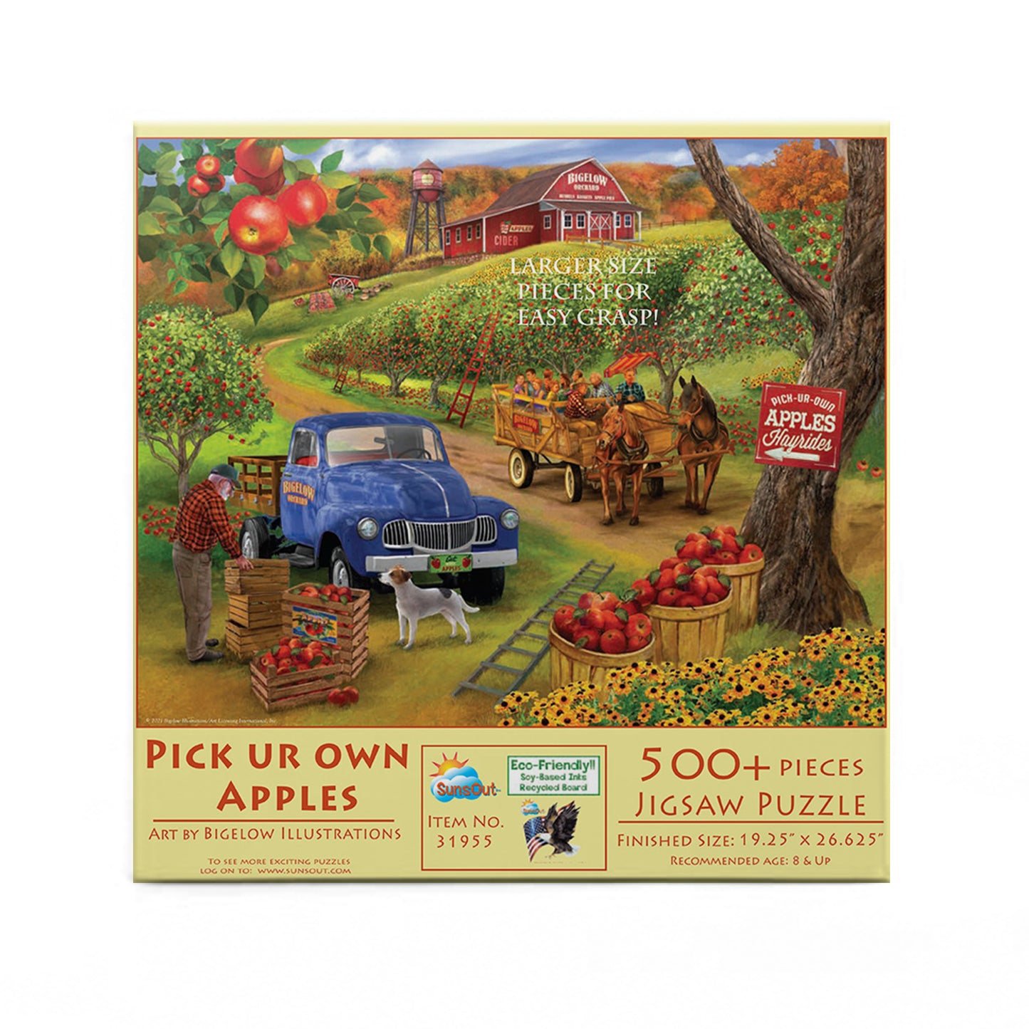 Pick Ur Own Apples - 500 Large Piece Jigsaw Puzzle