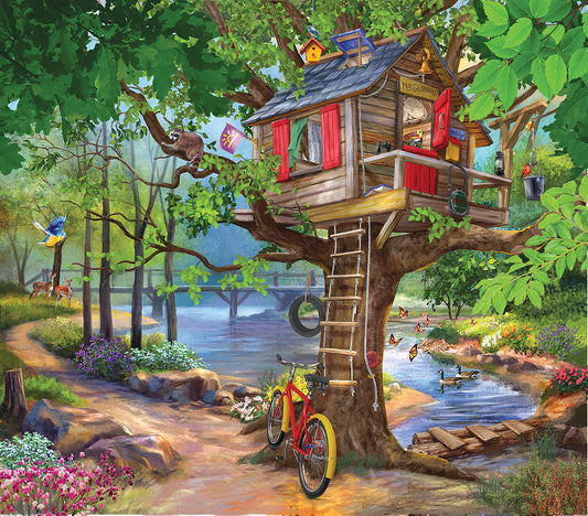 River Tree House - 300 Piece Jigsaw Puzzle