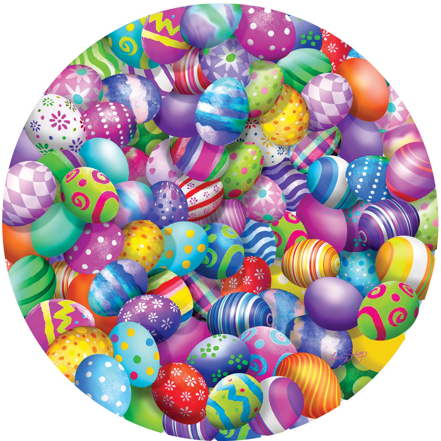 Easter Eggs - 500 Piece Jigsaw Puzzle