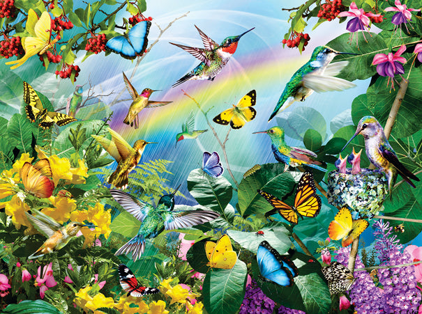 Hummingbird Sanctuary - 1000 Piece Jigsaw Puzzle