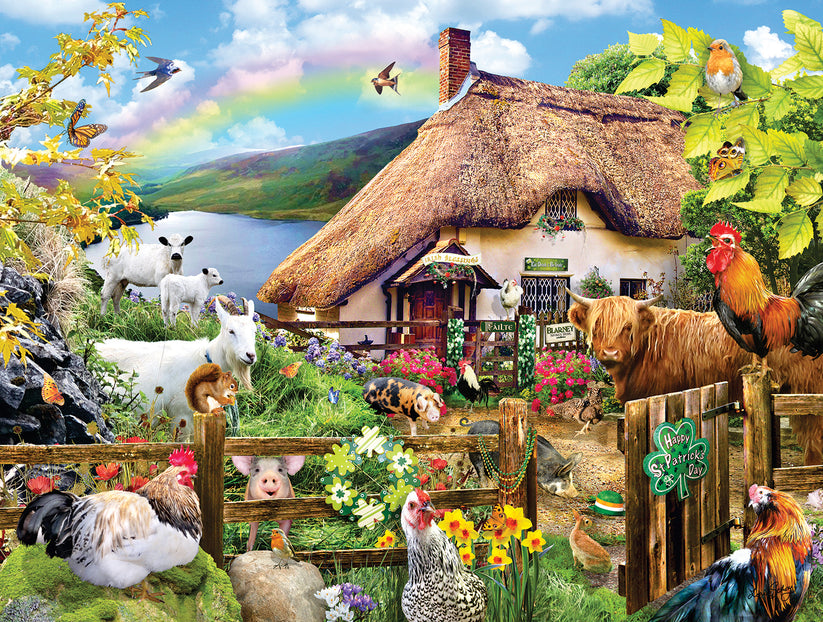 Sunsout Luck of the Irish 300 Piece Jigsaw Puzzle SunsOut Jigsaw