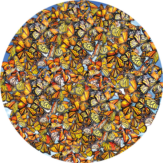 Monarch Frenzy - 1000 Piece Jigsaw Puzzle