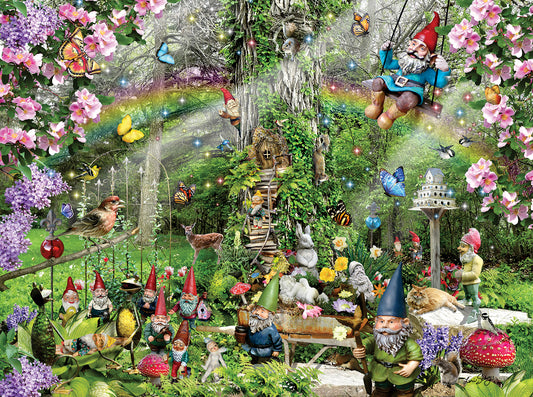 Gnomes Playground - 300 Piece Jigsaw Puzzle