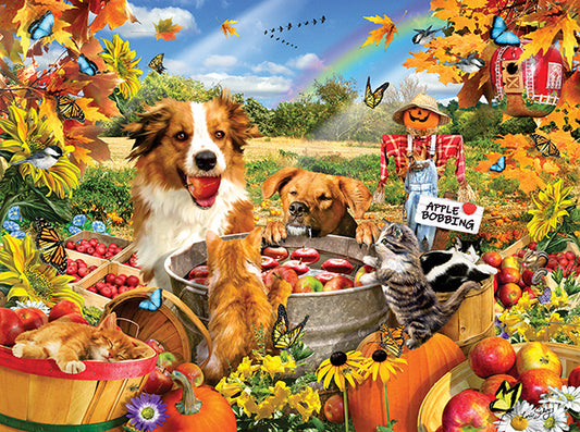 Bobbing for Apples - 300 Piece Jigsaw Puzzle