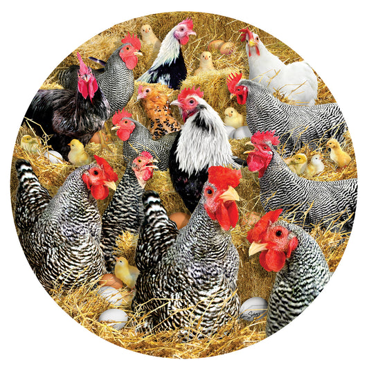 Chickens and Chicks - 1000 Piece Jigsaw Puzzle