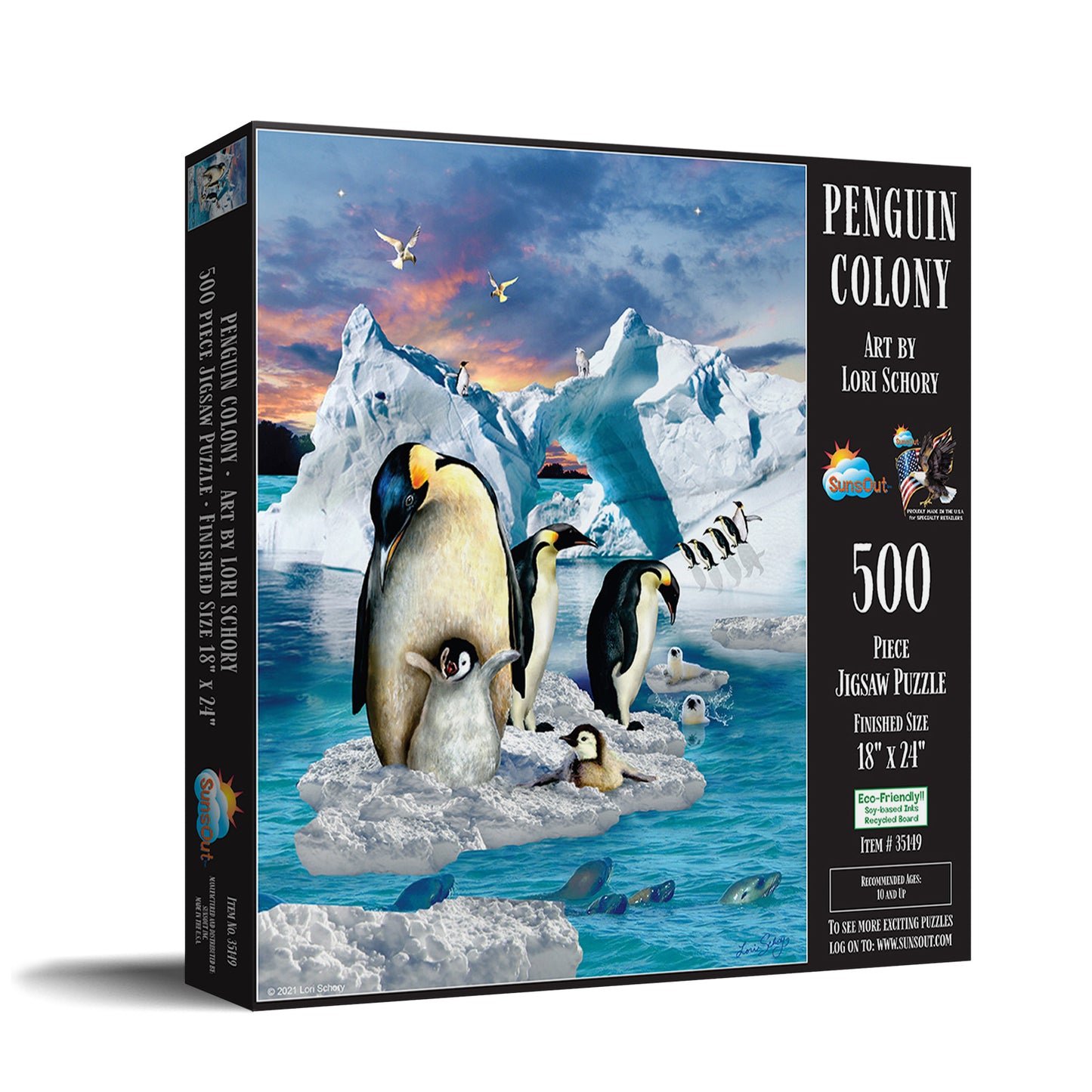 Penguin Colony - 500 Piece Jigsaw Puzzle