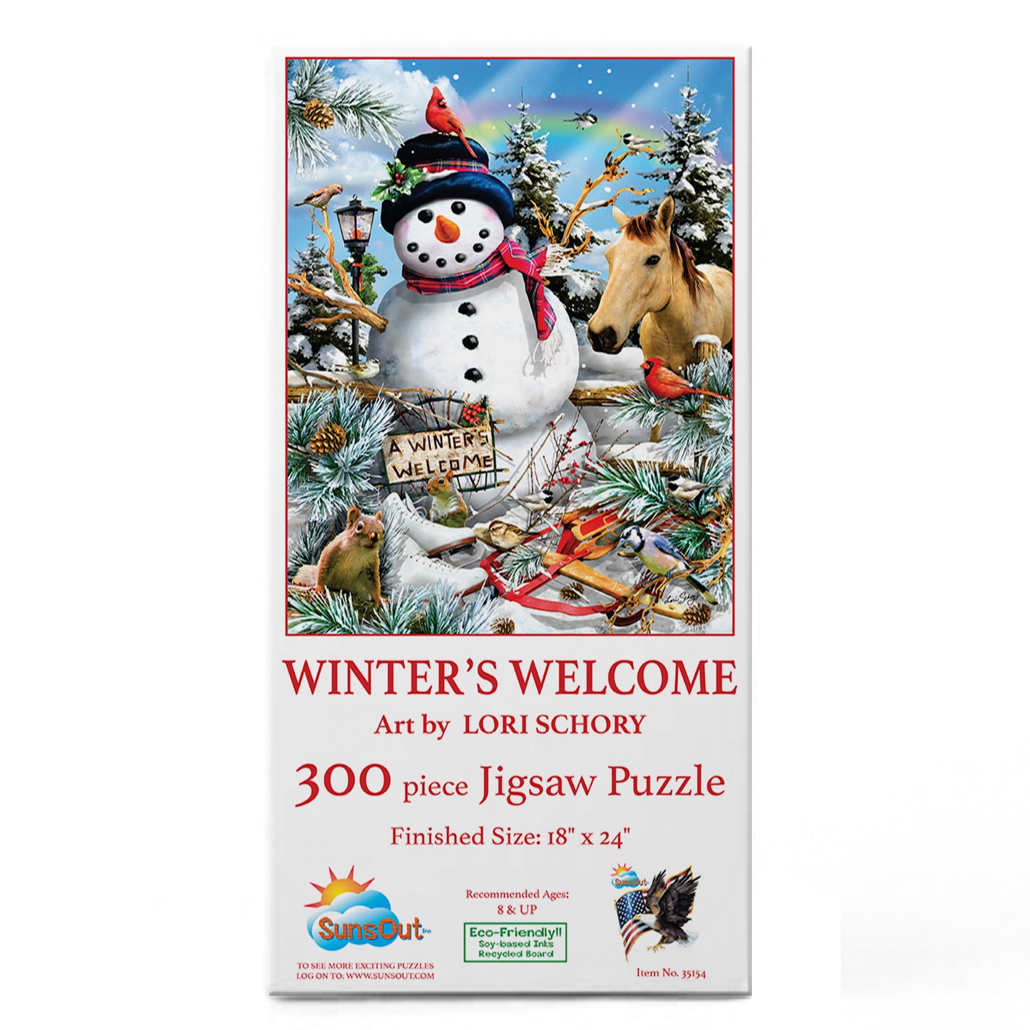 Winter's Welcome - 300 Piece Jigsaw Puzzle