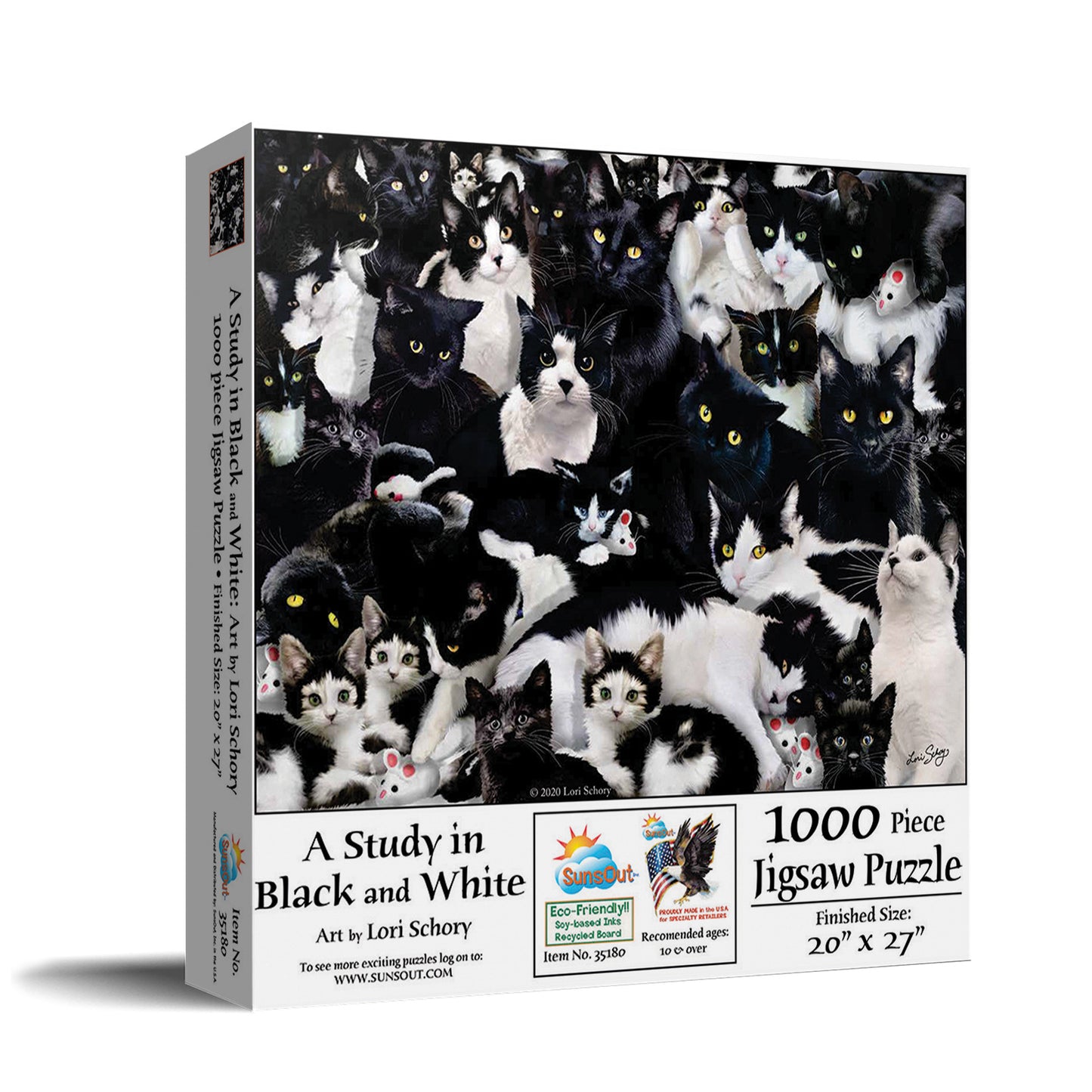 Study in Black and White - 1000 Piece Jigsaw Puzzle