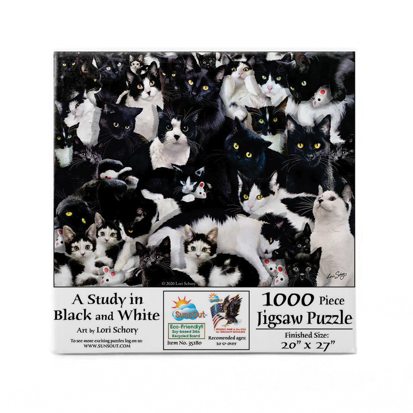 Study in Black and White - 1000 Piece Jigsaw Puzzle