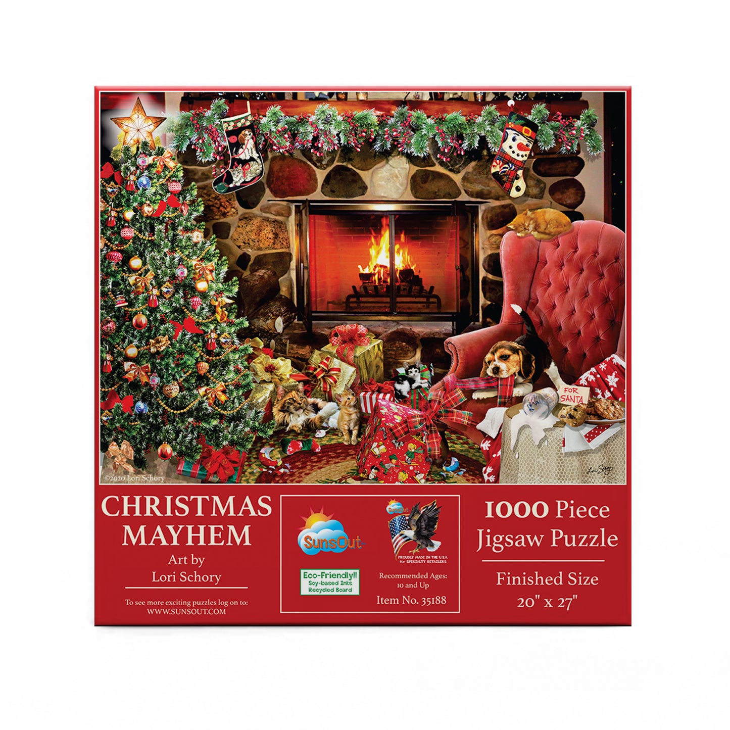 Christmas Mayhem - 1000 Piece Jigsaw Puzzle
