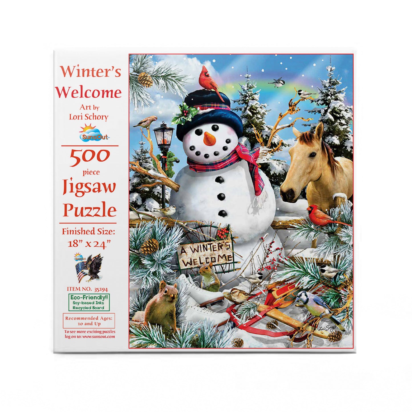 Winter's Welcome 500 pc - 500 Piece Jigsaw Puzzle