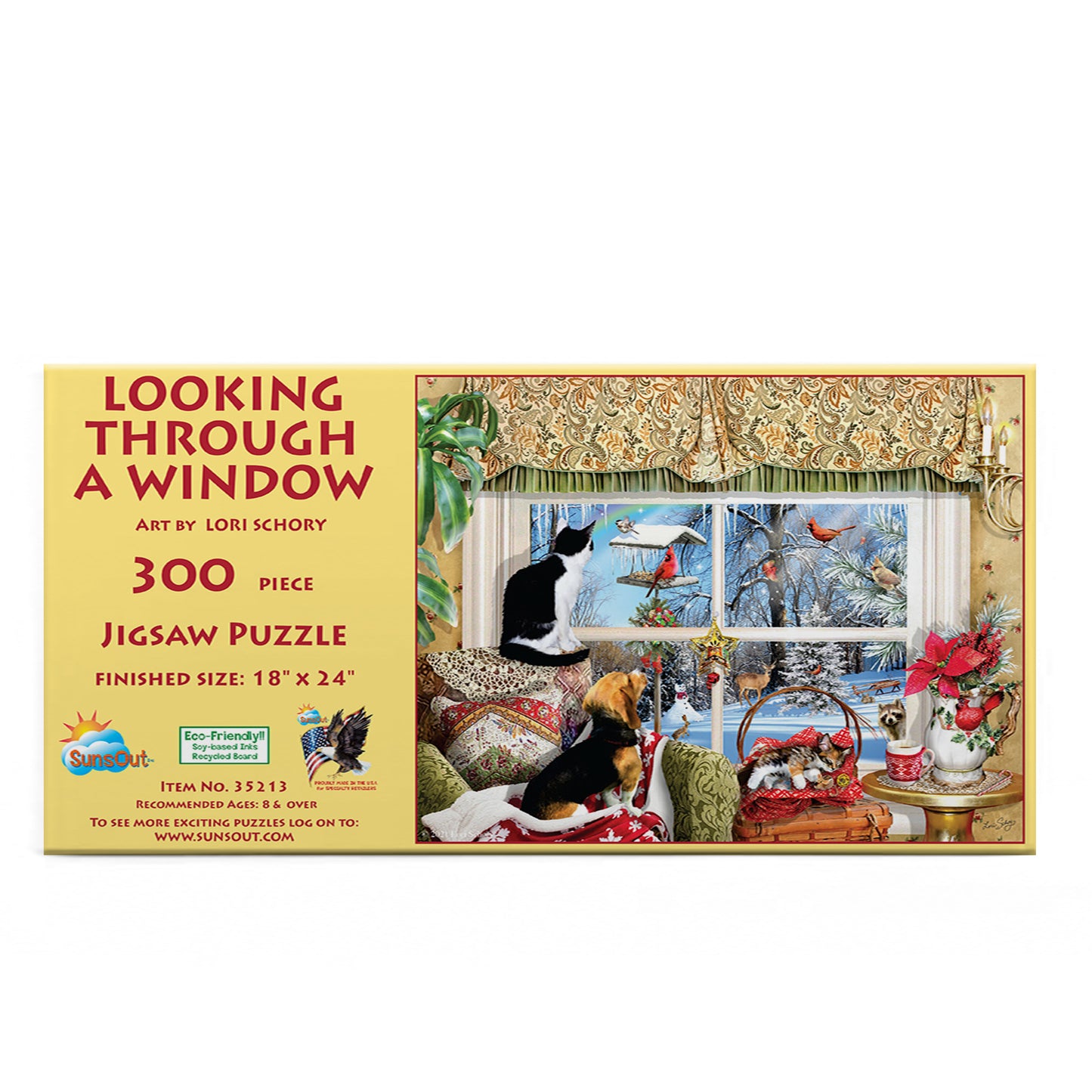 Looking Through a Window - 300 Piece Jigsaw Puzzle