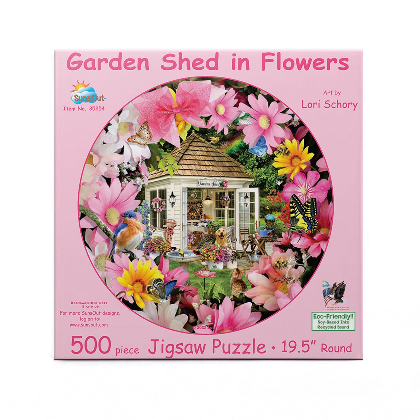 Garden Shed in Flower - 500 Piece Jigsaw Puzzle