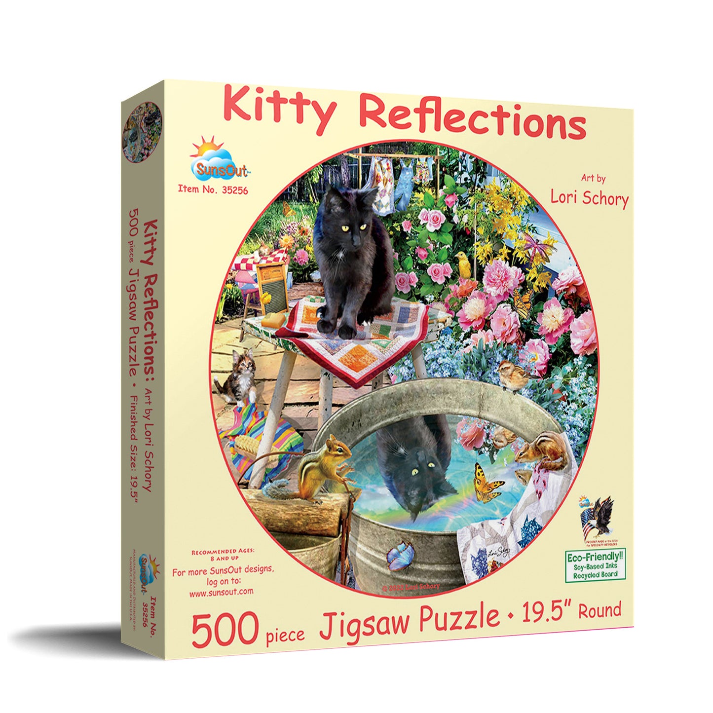 Kitty Reflections - 500 Piece Jigsaw Puzzle