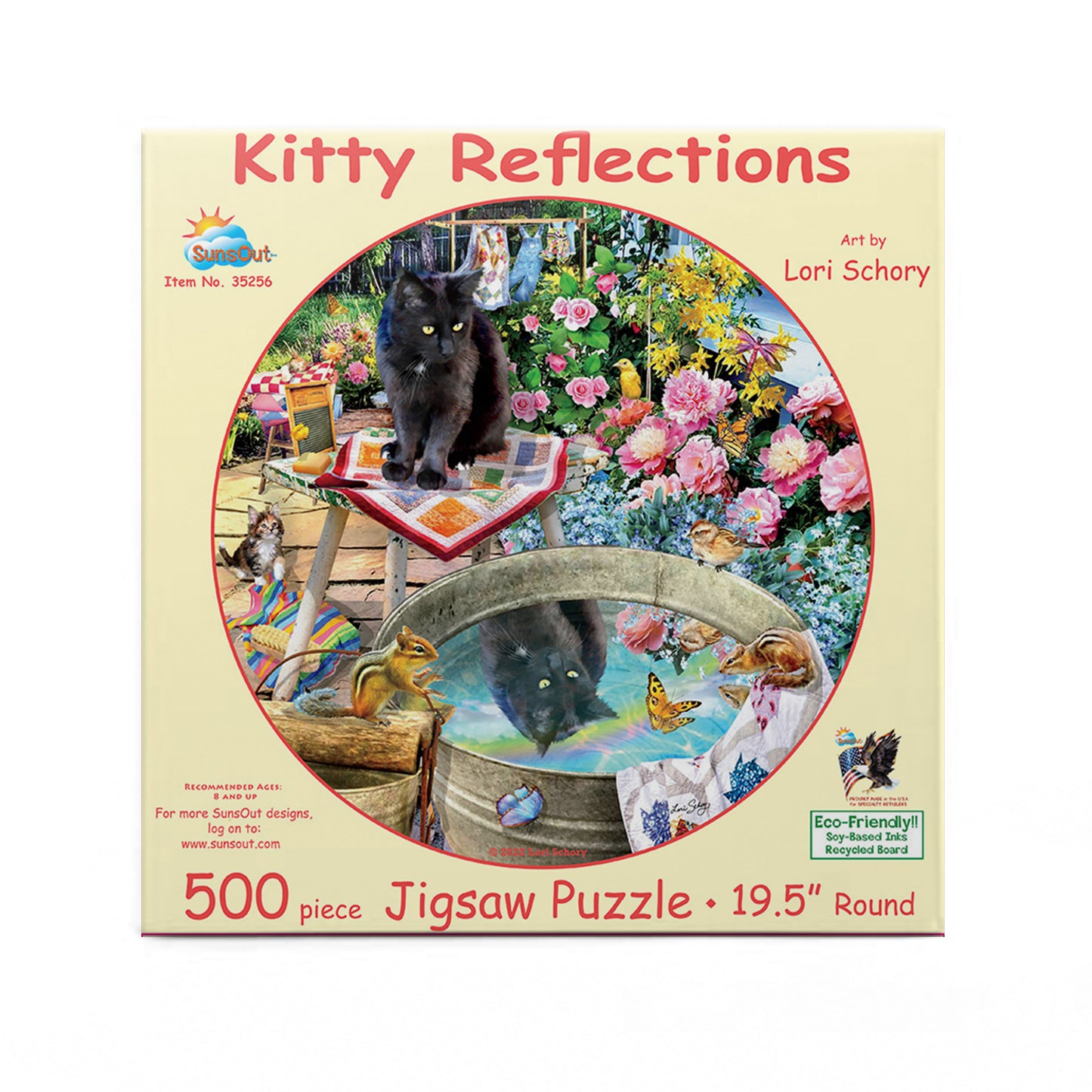 Kitty Reflections - 500 Piece Jigsaw Puzzle