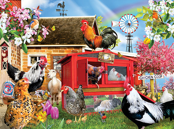 Chicken Coop - 1000 Piece Jigsaw Puzzle