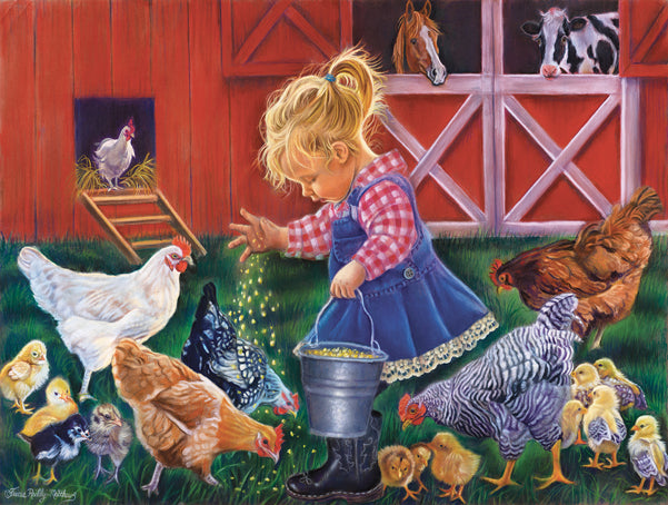 Little Farm Girl - 500 Piece Jigsaw Puzzle