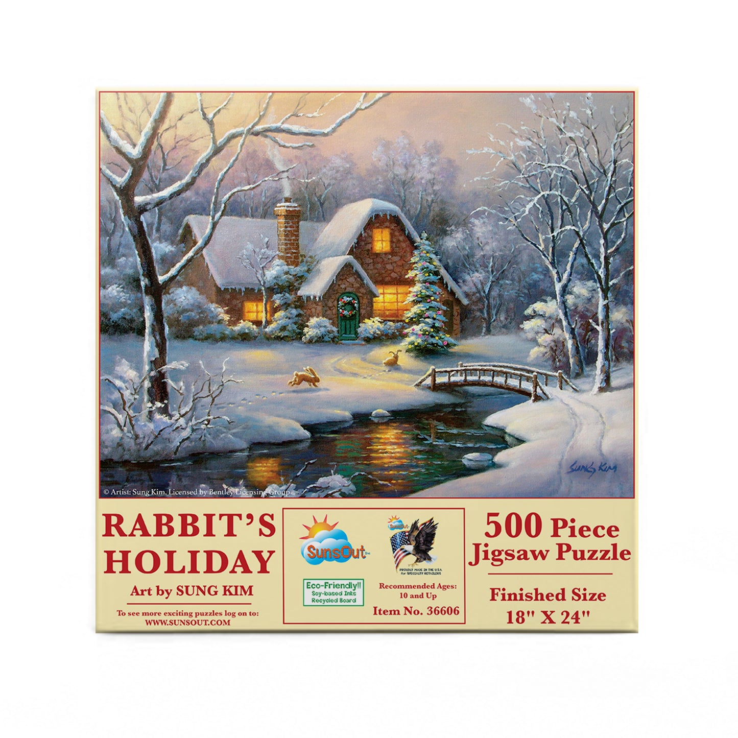 Rabbit's Holiday - 500 Piece Jigsaw Puzzle