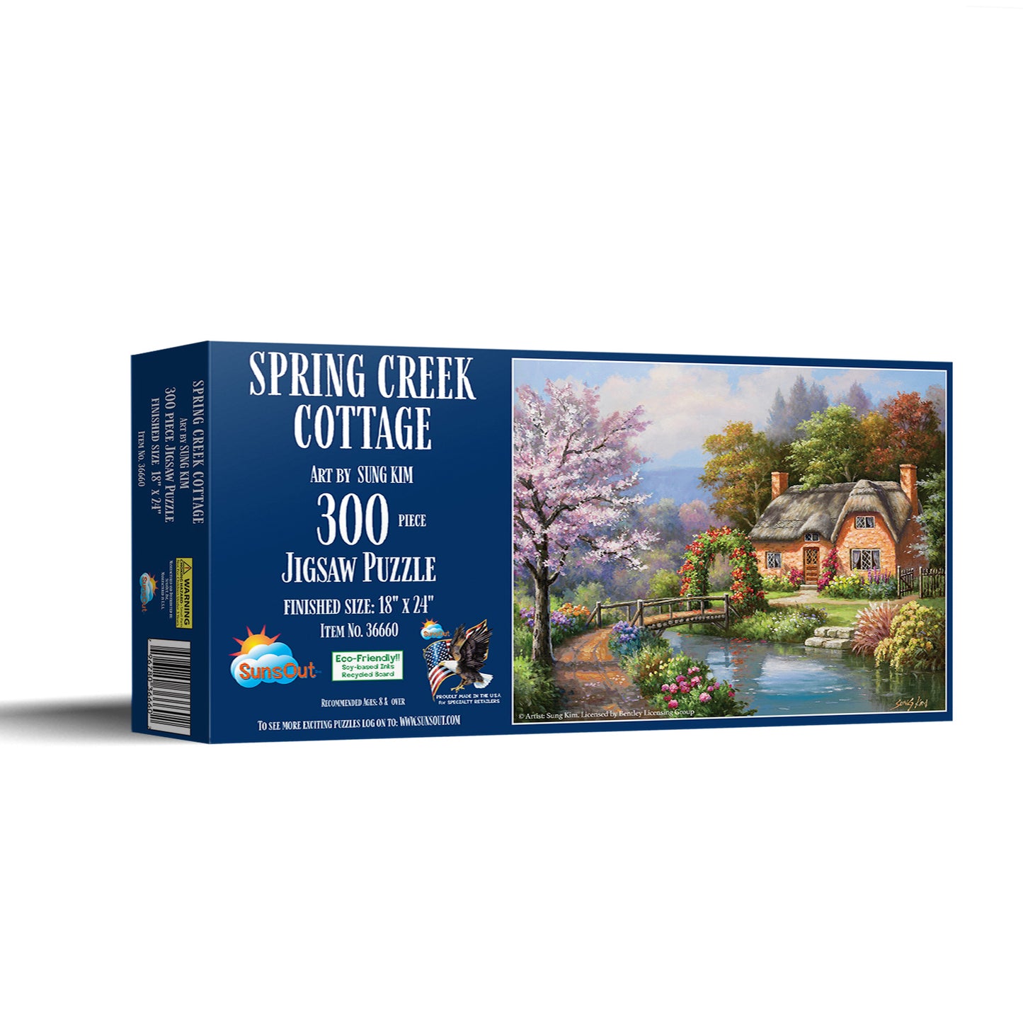 Spring Creek Cottage - 300 Piece Jigsaw Puzzle