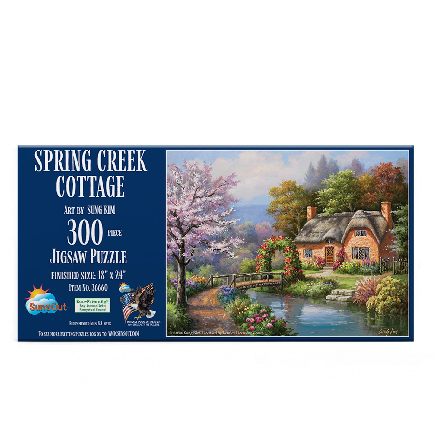 Spring Creek Cottage - 300 Piece Jigsaw Puzzle