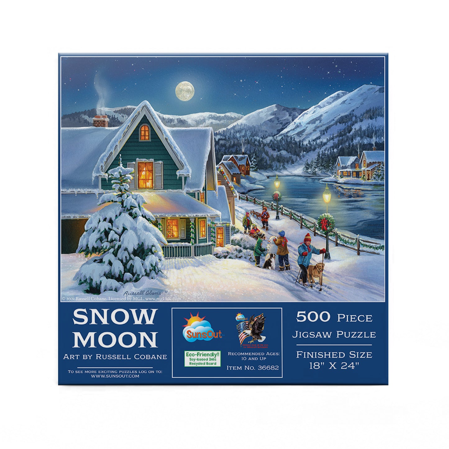 Snow Moon - 500 Piece Jigsaw Puzzle